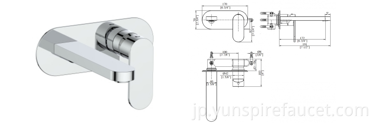 flat basin tap